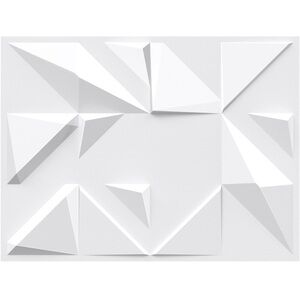24Pk 3D PVC WaterproofGeometricTextured Interior Decor Wall Tiles 15.7" x 11.8"